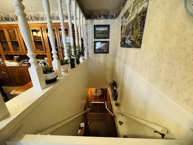 view of stairway