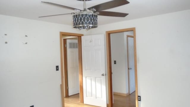 interior space featuring light hardwood / wood-style flooring