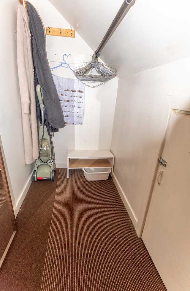 186 Mountain View Ave, Madawaska, ME 04756 - walk in closet with carpet flooring