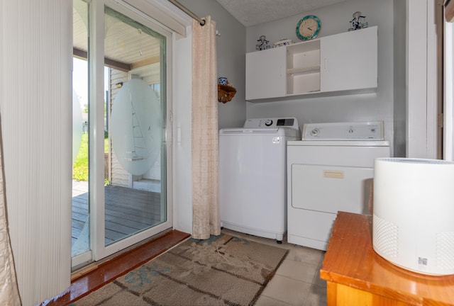 186 Mountain View Ave, Madawaska, ME 04756 - laundry room featuring independent washer and dryer and light tile patterned flooring