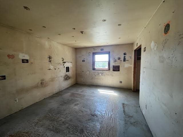 98 White Schoolhouse Rd, Corinth, ME 04427 - interior space featuring concrete flooring