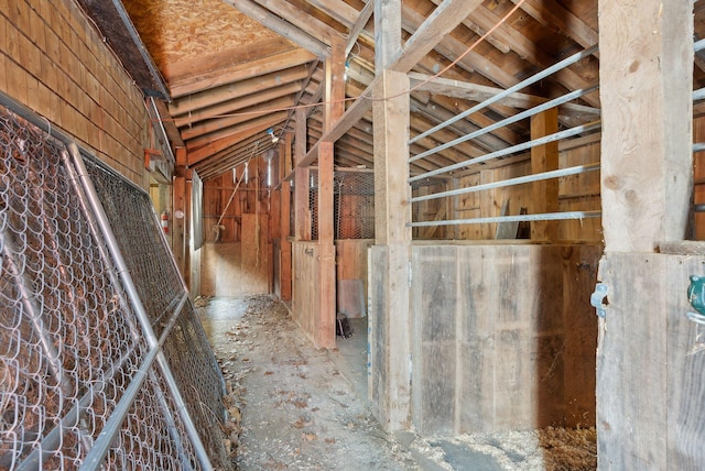 view of horse barn