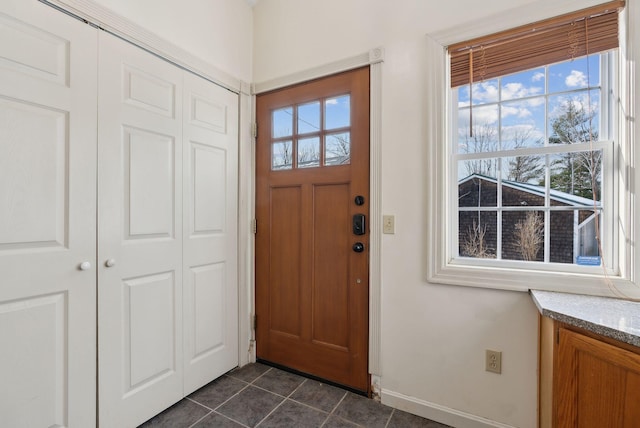 view of foyer entrance