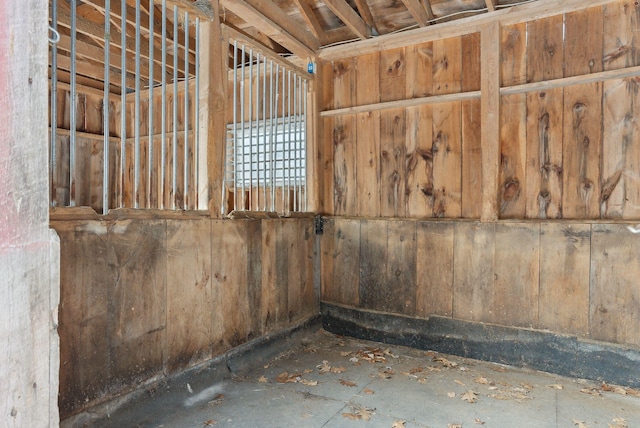 view of horse barn