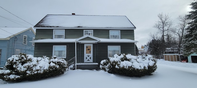 view of front of home