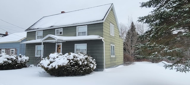 view of front of home