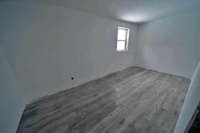 empty room featuring light hardwood / wood-style flooring