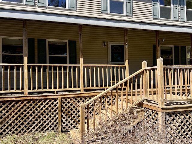 8 Pine Hill Dr, Belfast, ME 04915 - entrance to property featuring a porch