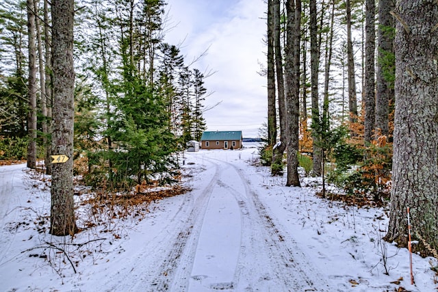 view of road