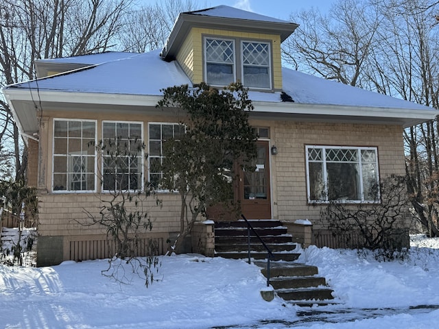 view of front of home