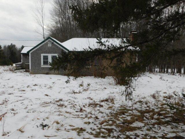 view of snowy exterior