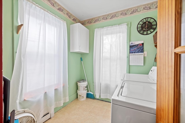 laundry room featuring separate washer and dryer