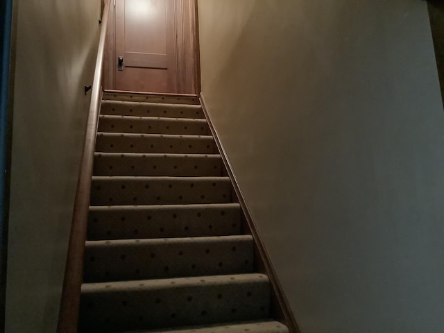 view of stairs