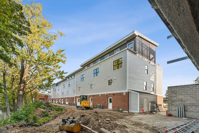 exterior space with central AC unit