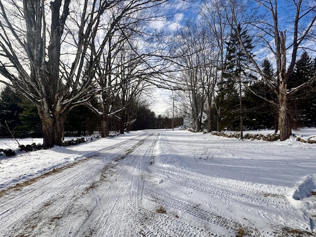 view of road