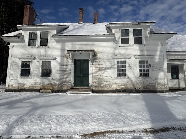 view of front of home