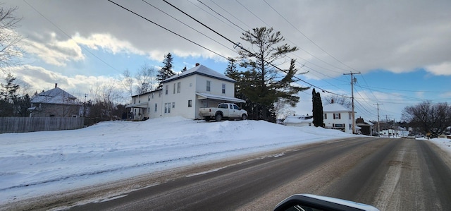 view of road