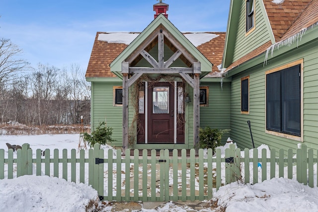 view of front of home