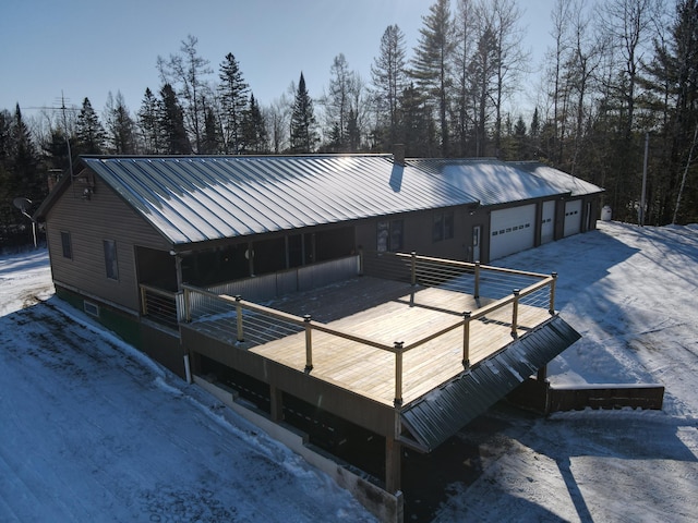 view of rear view of property