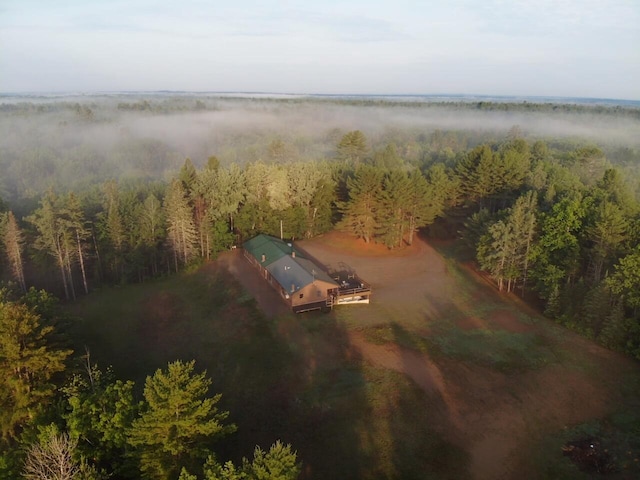1449 Main Rd, Greenbush, ME 04418 - bird's eye view with a forest view