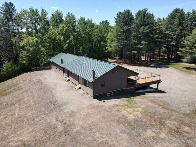 1449 Main Rd, Greenbush, ME 04418 - aerial view of property and surrounding area