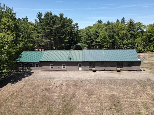 1449 Main Rd, Greenbush, ME 04418 - view of front of home with metal roof