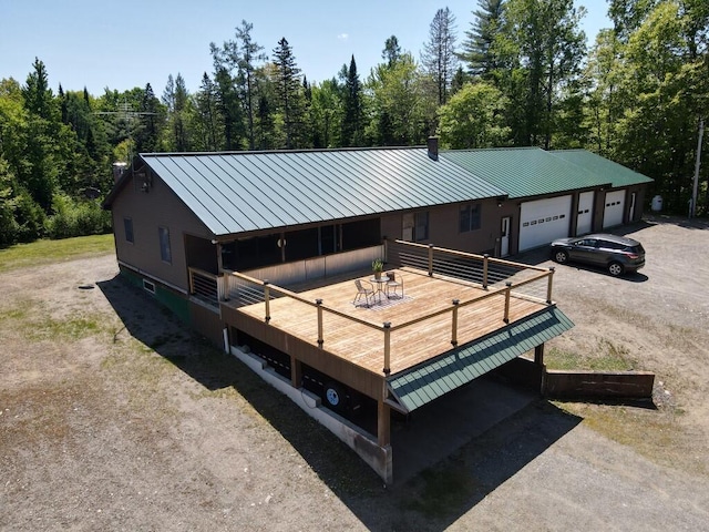 1449 Main Rd, Greenbush, ME 04418 - view from above of property featuring a forest