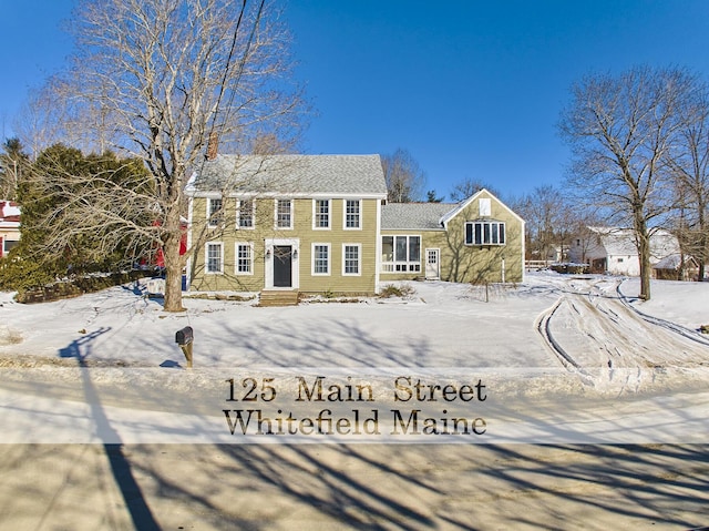 view of colonial house