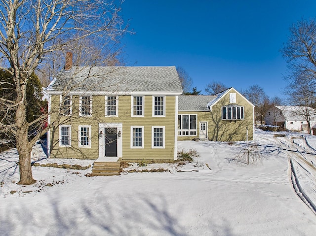 view of colonial-style house