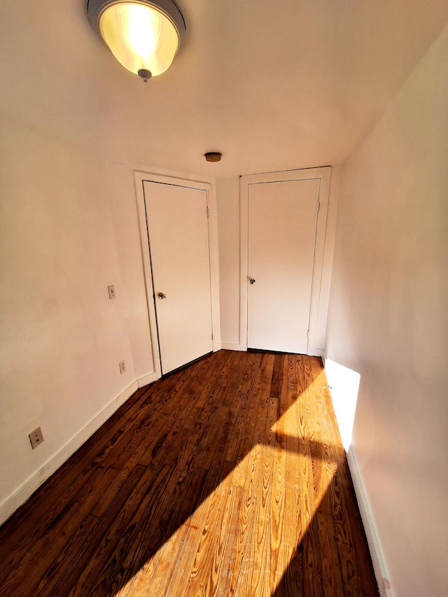 interior space featuring hardwood / wood-style flooring