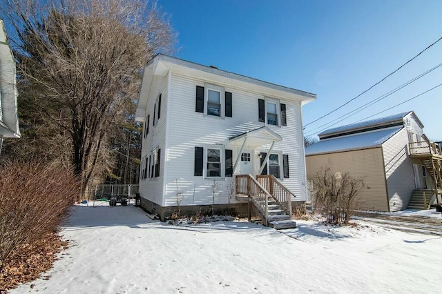 view of front of home