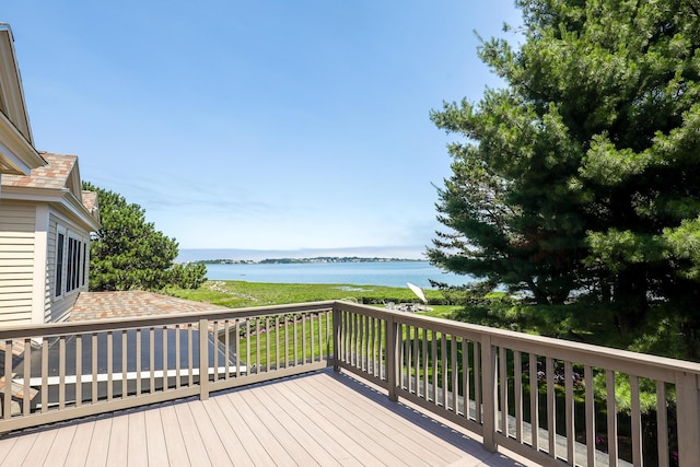 22 Channel Cove Ln, Biddeford, ME 04005 - deck featuring a water view