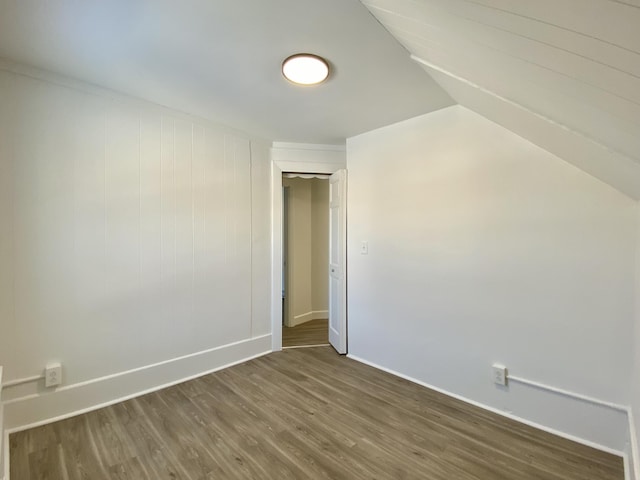 interior space featuring dark wood-type flooring