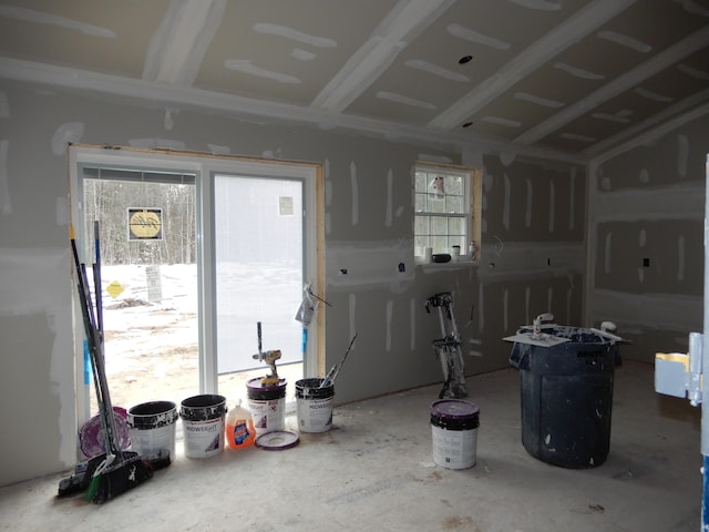 view of dining area