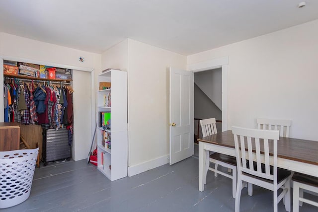 view of dining room