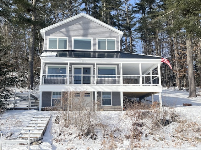 view of front of home