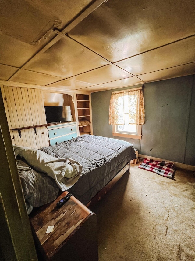 bedroom with carpet flooring