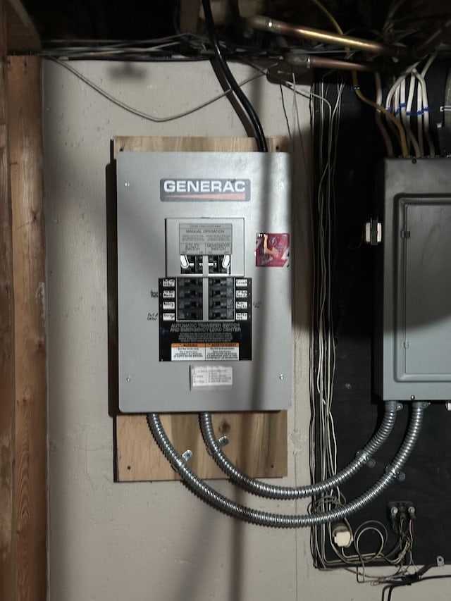 utility room featuring electric panel