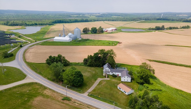 2382 Exeter Rd, Exeter, ME 04435 - aerial view of sparsely populated area with a nearby body of water