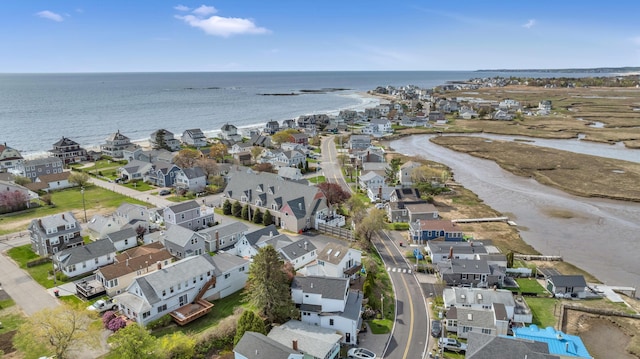 54 Webhannet Dr, Wells, ME 04090 - aerial perspective of suburban area featuring a large body of water