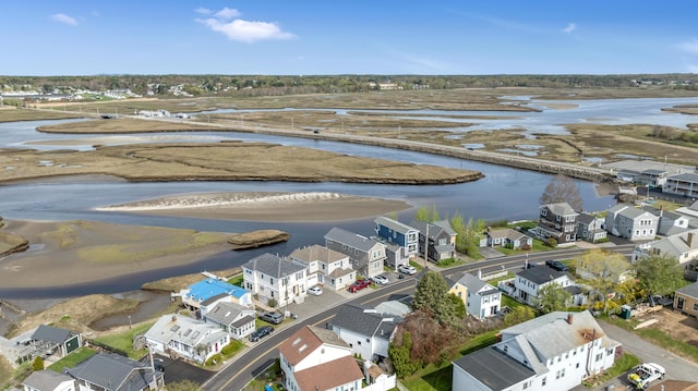 54 Webhannet Dr, Wells, ME 04090 - aerial view of residential area featuring a large body of water