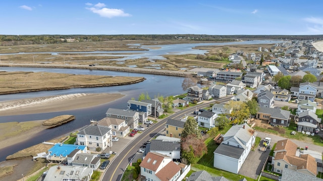 54 Webhannet Dr, Wells, ME 04090 - aerial view of residential area featuring a nearby body of water