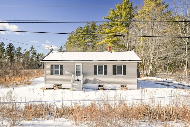 view of front of home