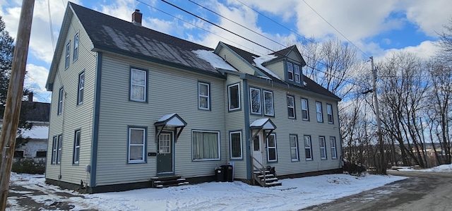 view of colonial home