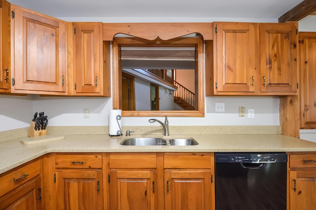 kitchen featuring sink and dishwasher