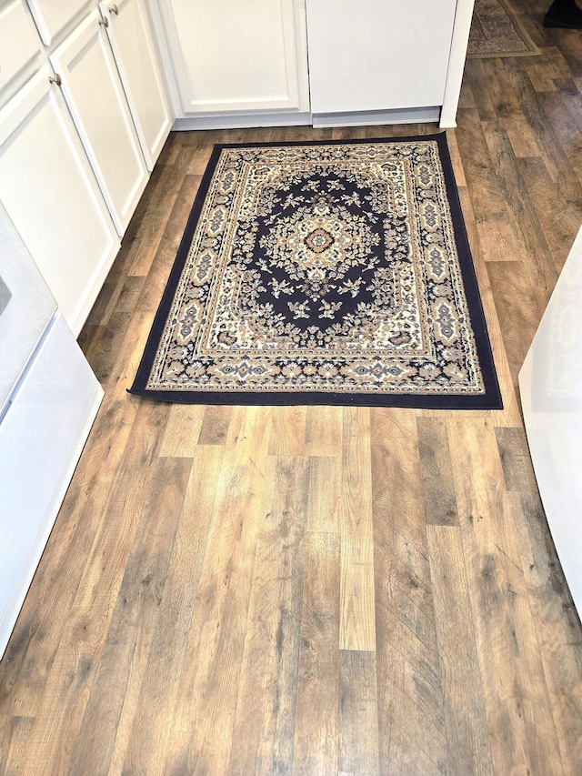 interior details with wood-type flooring