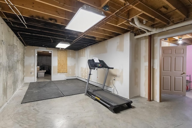 view of workout room