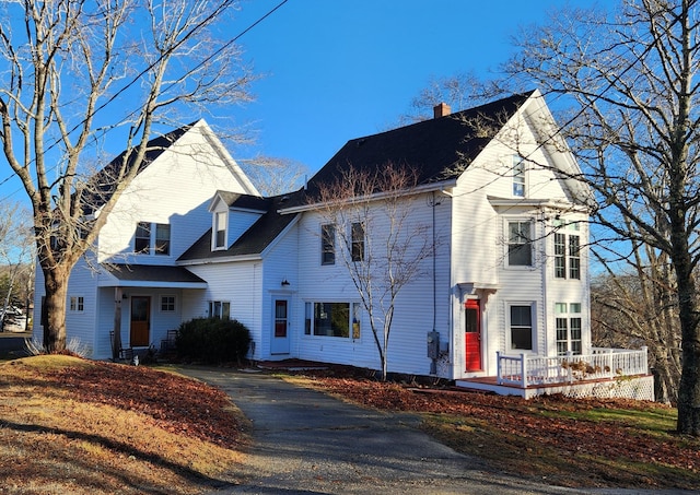 view of front of home