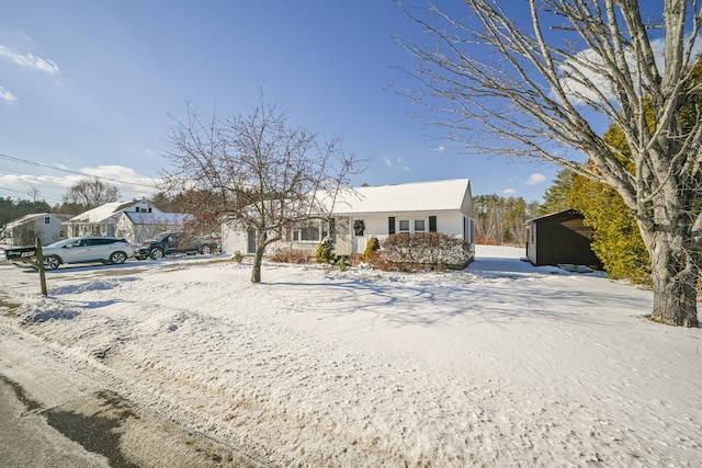 view of front of home