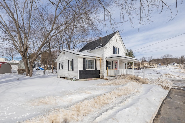 view of front of house featuring a porch